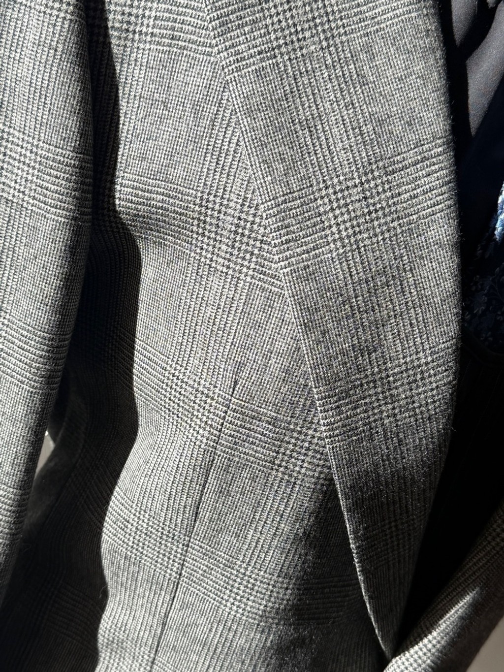 Vintage Burberry Suit Gray Glen Plaid- Classic Tailored Style
