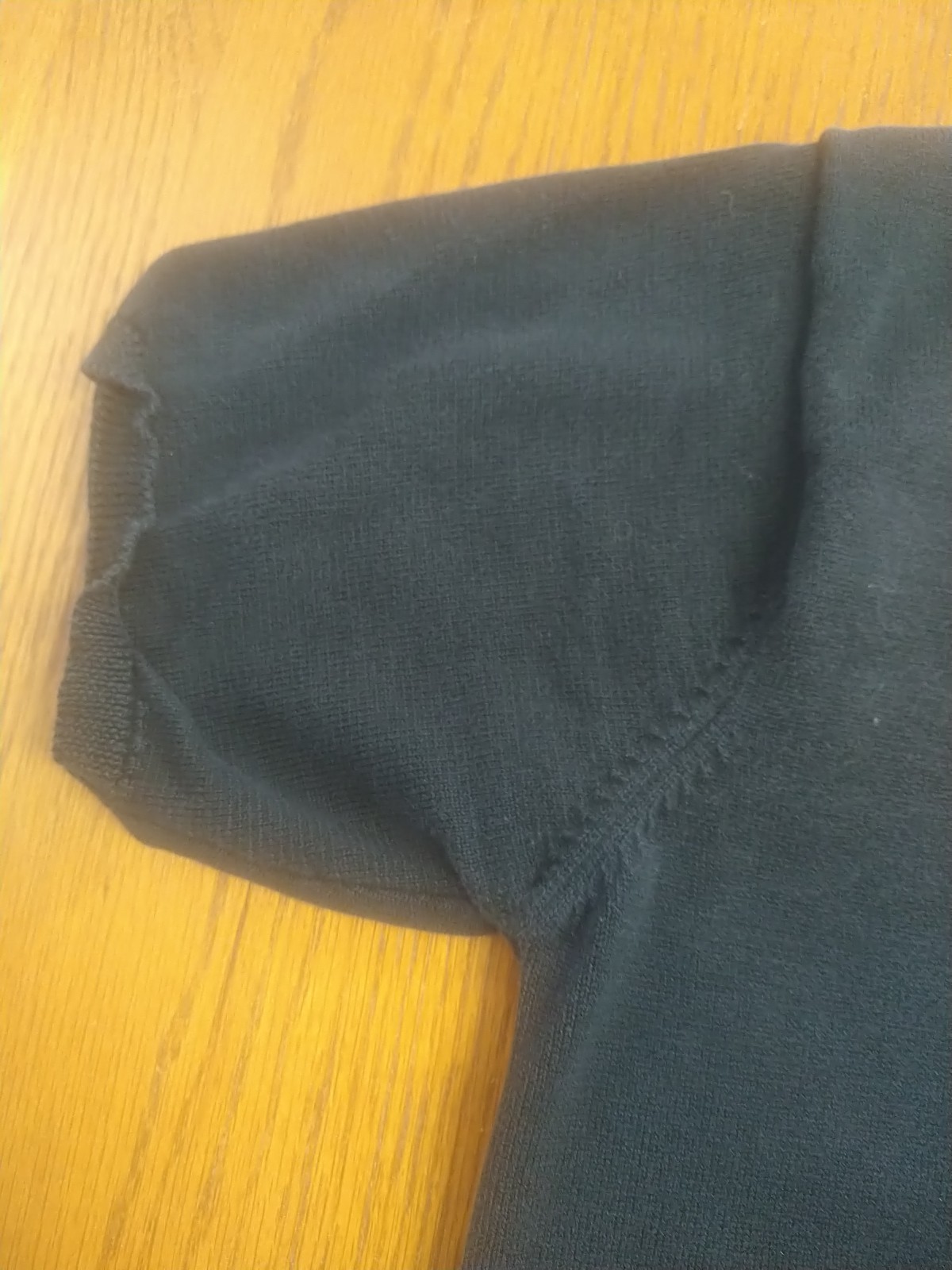 CARROLL REED Vintage Black Embroidered Blouse *SZ L* Made In Hong Kong