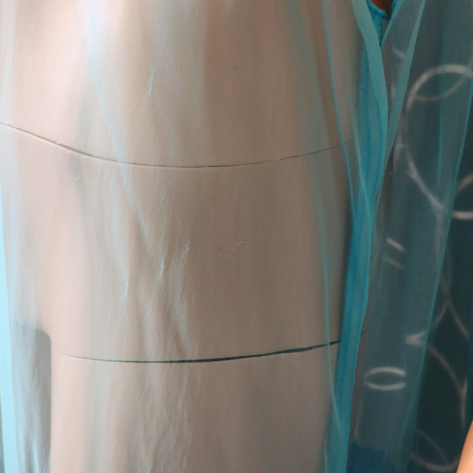 Rare 1980s – 1999 Mature Women’s Dress Set Size 22 Blue 2 Peice Button Up OOAK