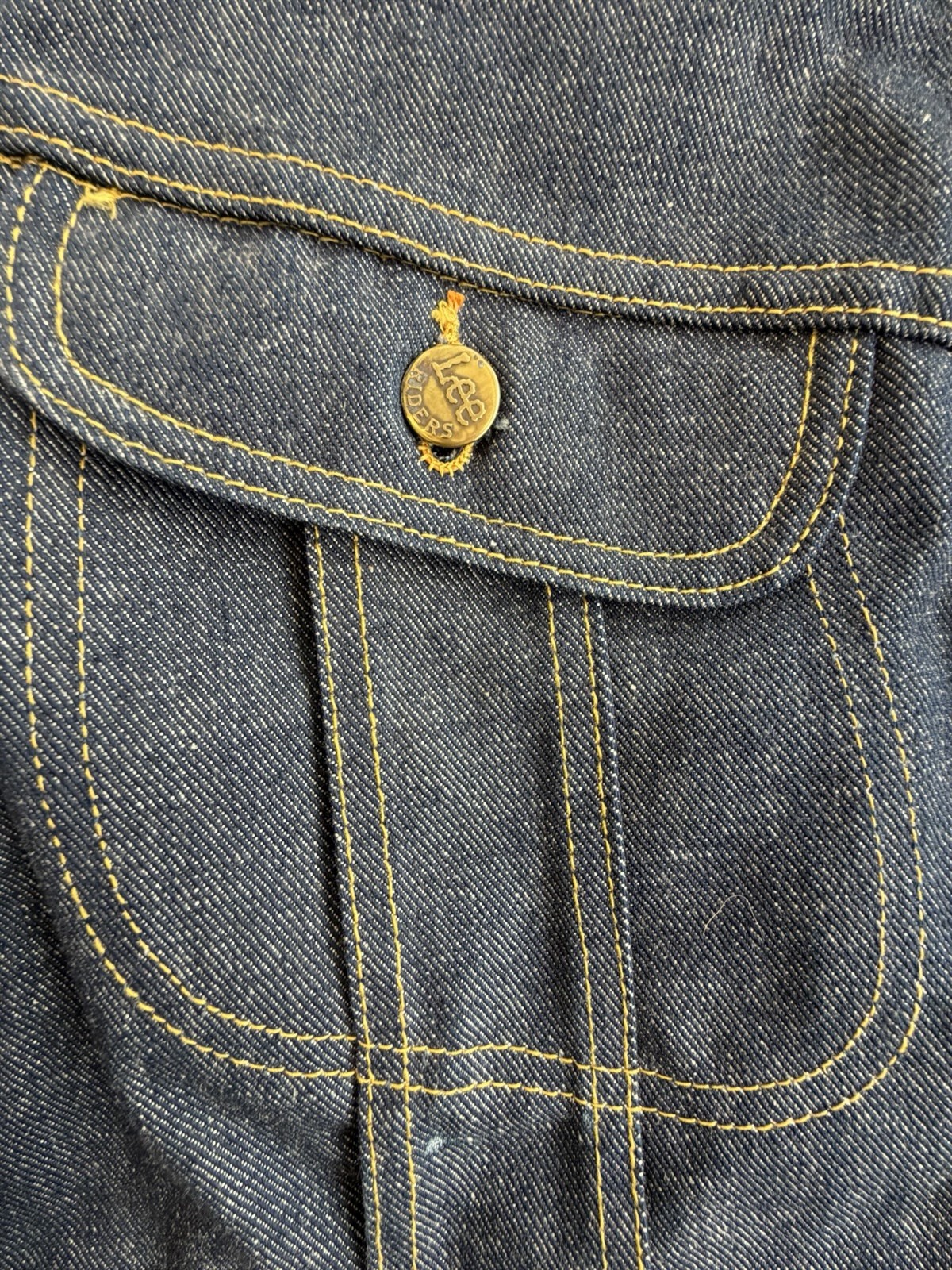 Lee Sanforized PATD-153438 Vintage 70s Raw Denim Suit :Janke & Pants M.USA Size:M