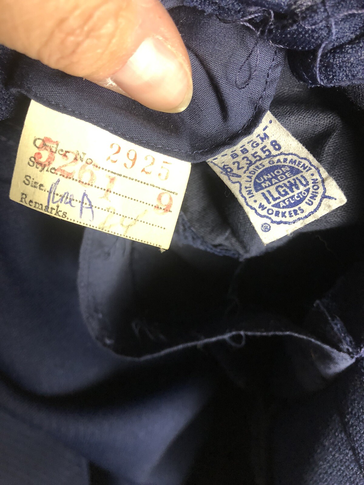 Vintage Jacobsons Navy Dress
