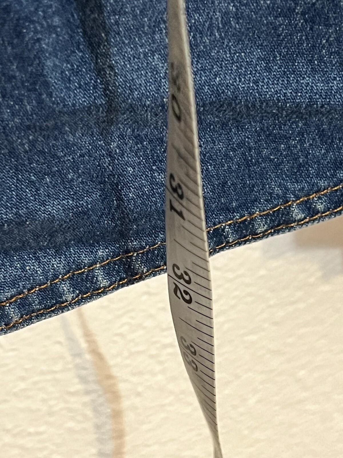 Harve Bernard Vintage Denim Jacket Coat Monogrammed Logo