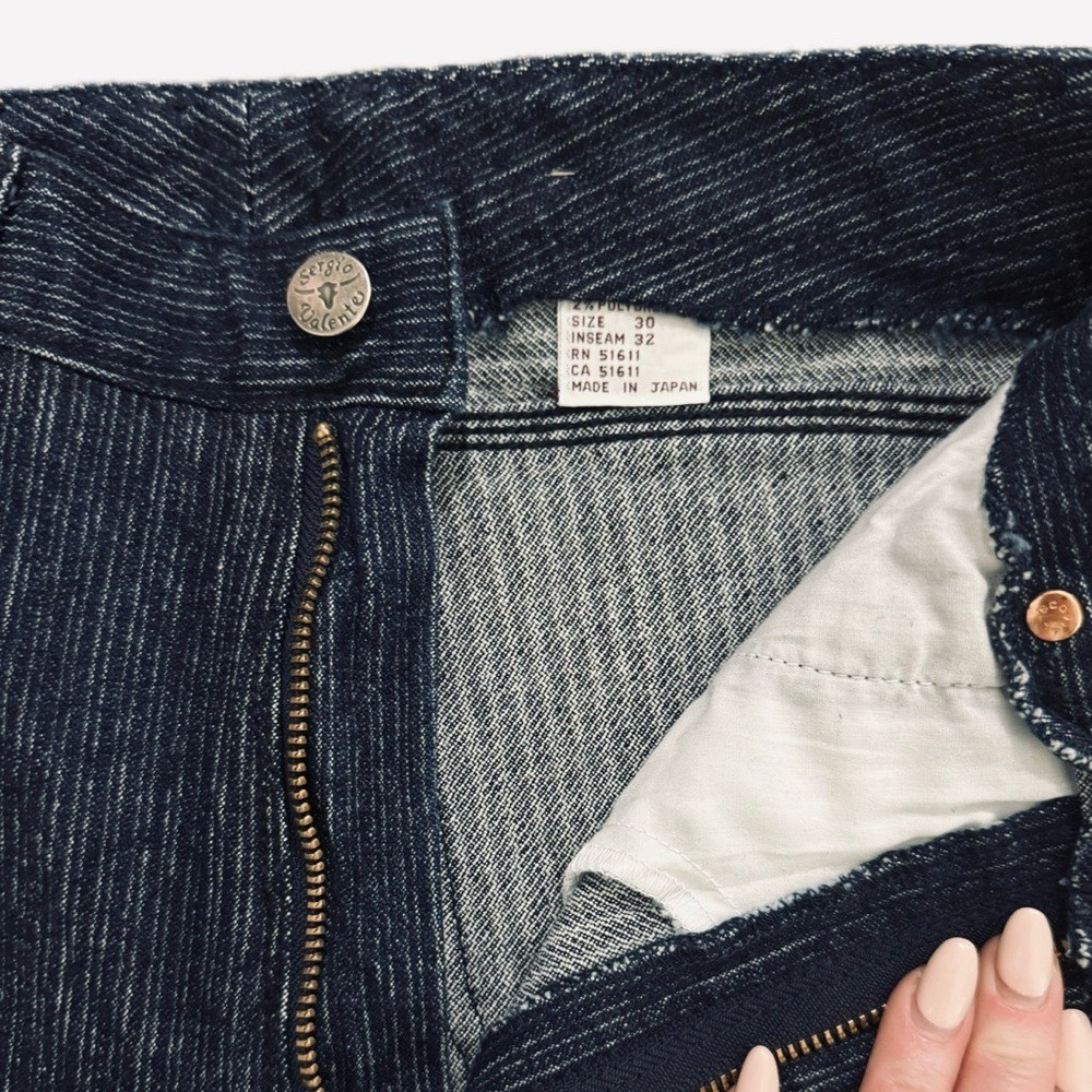 SERGIO VALENTE Vintage 80s Japan SELVEDGE Deadstock NWT Denim Jeans | Sz 30×32