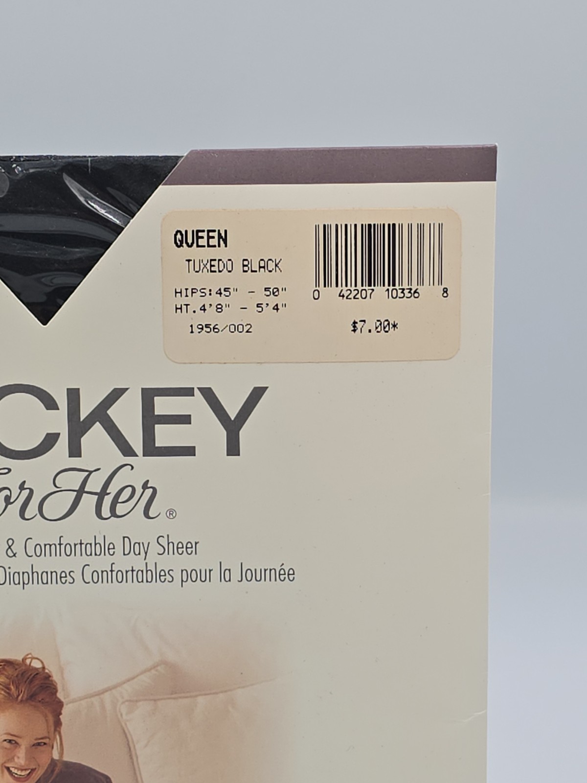 Jockey For Her Pantyhose Sheer Control Top Queen Tuxedo Black