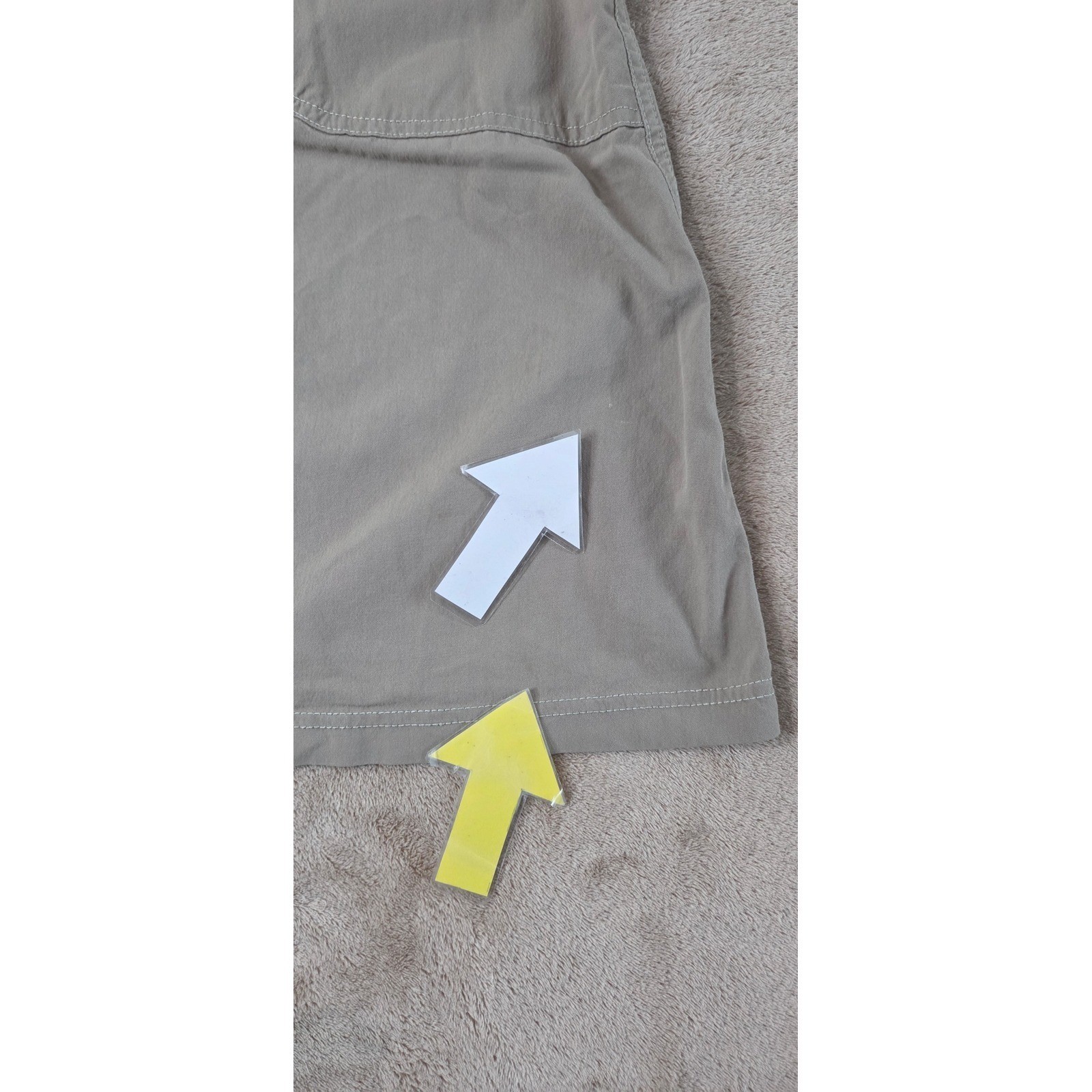 Kuhl Vintage Skirt Womens 12 khaki tan outdoor cargo pocket Trail skort hiking