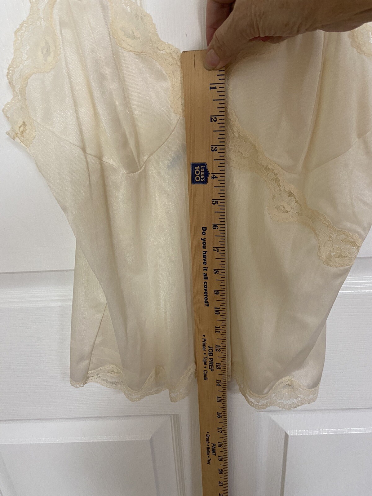 Movie Star Lace Trim Nylon Camisole Vintage Cami Size M Made In USA