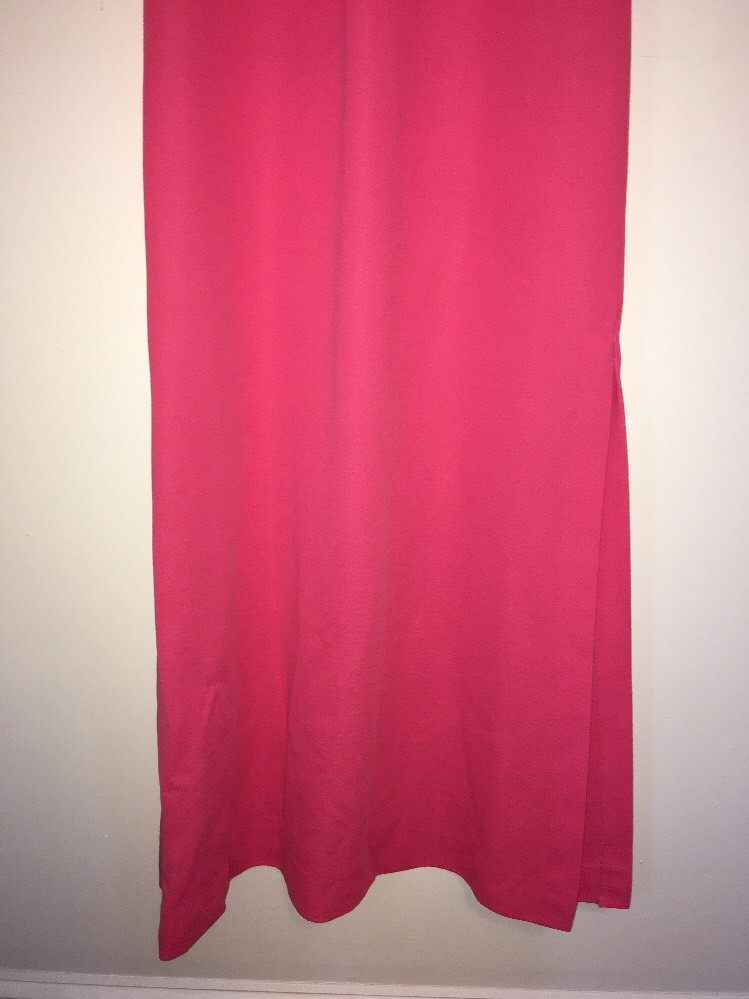 Retro Sleeveless Pink Dress Vintage 1970s Design Tall