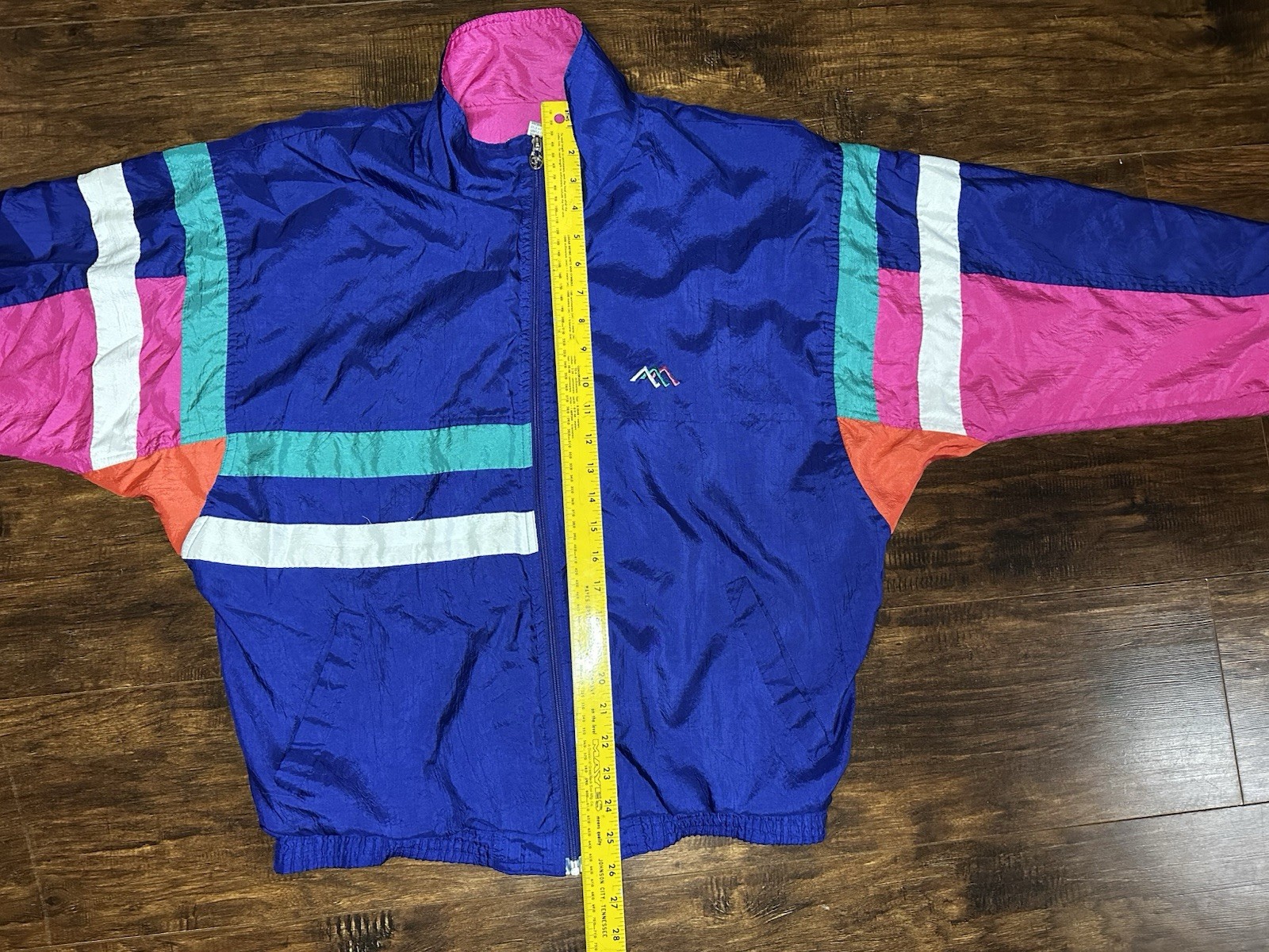 VTG Vintage 80s Windbreaker Jacket Lavon by Cheerful Corp M Original Retro 90s