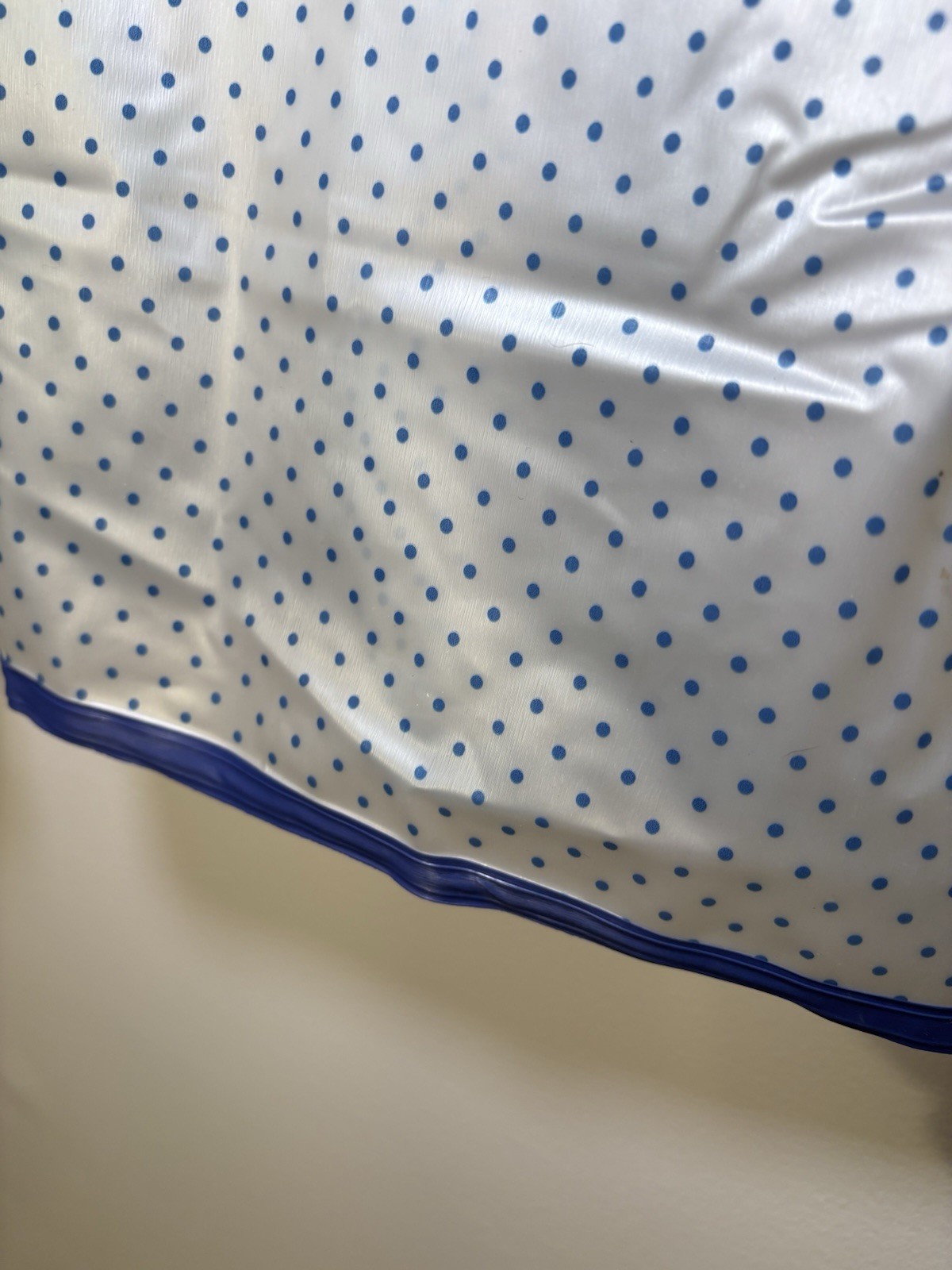Vtg 60s Atomic Mod Lady Chesterfield Polka Dot Vinyl Raincoat & Cap Set L 14/16