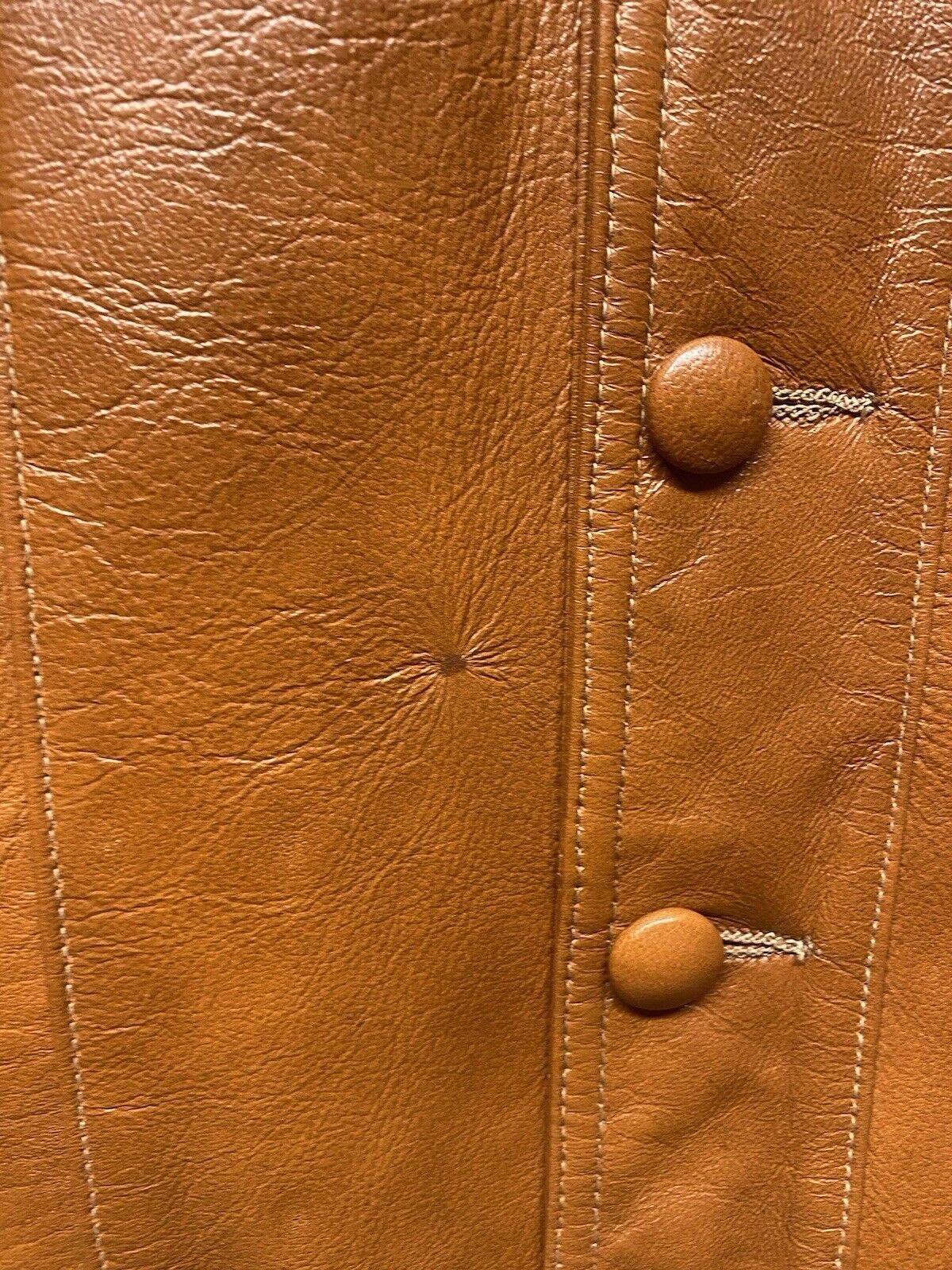 Vintage Leathers by Jeffery Jacket Size Women’s 44 Brown Leather 1990s