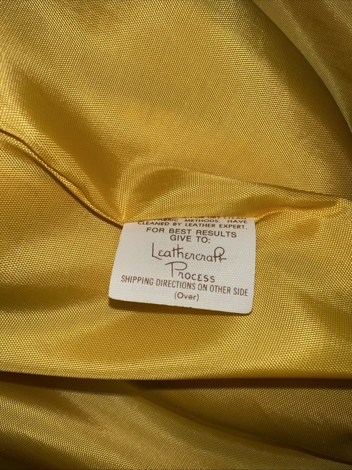 Vintage 80s VAKKO Neiman Marcus Gold Metallic Leather Jacket Bomber Medium USA