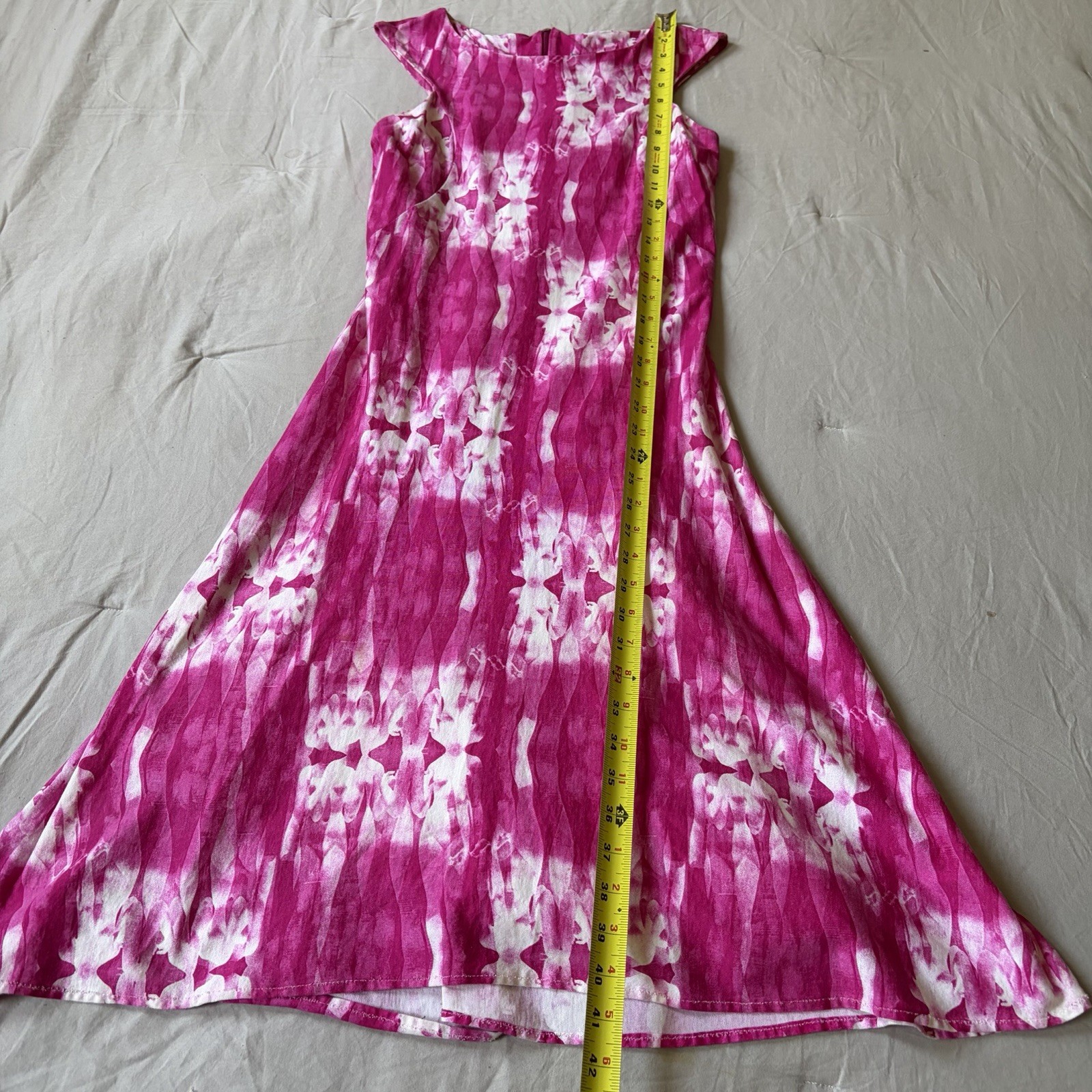 VERSUS Versace Vintage Pink Knee Length Summer Sun Dress Size Small