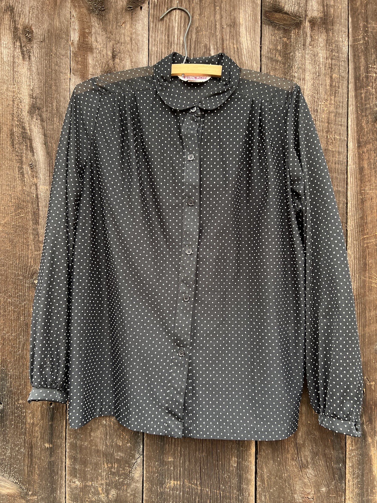 Vintage Elles Belles Knits Sheer Ladies Blouse See Description For Measurments