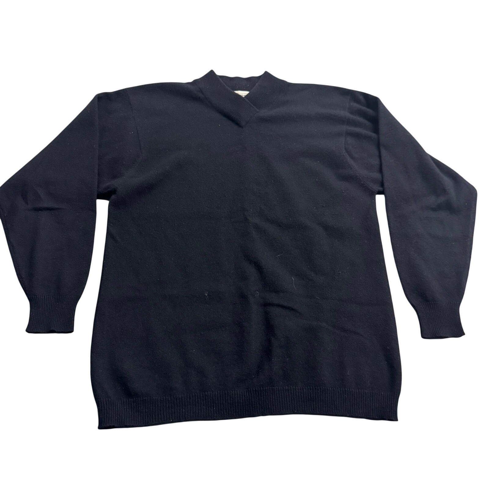 Lauren Alexandra VTG Cashmere V Neck Sweater S/M Retro Old Money Minimalist
