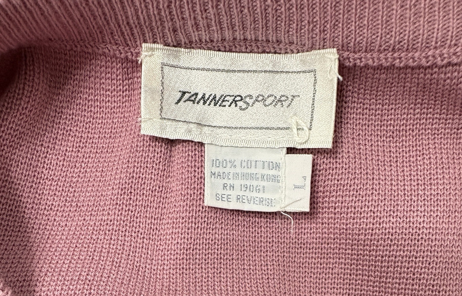 NWT Vintage TANNER SPORT Ice Pink Drop Waist Pleated Sweater Skirt Women’s Large