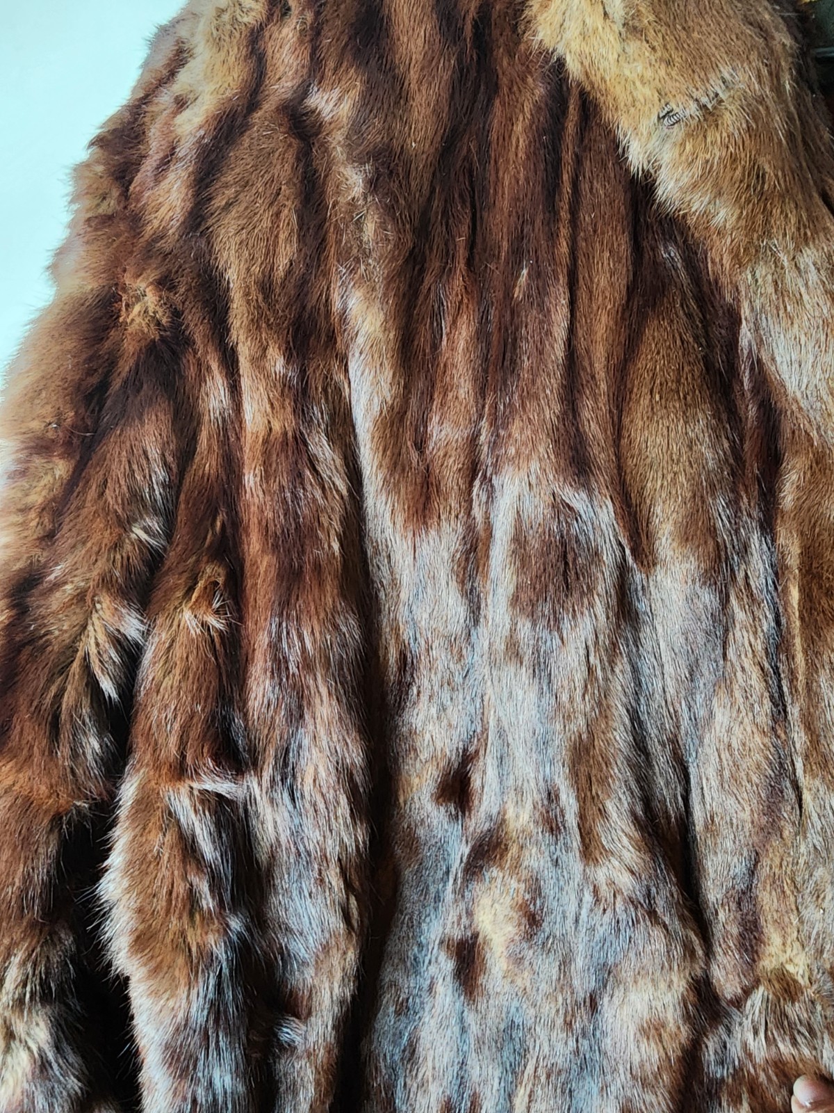 Vintage brown mink fur coat from Miller & Rhoads Richmond VA Size Large