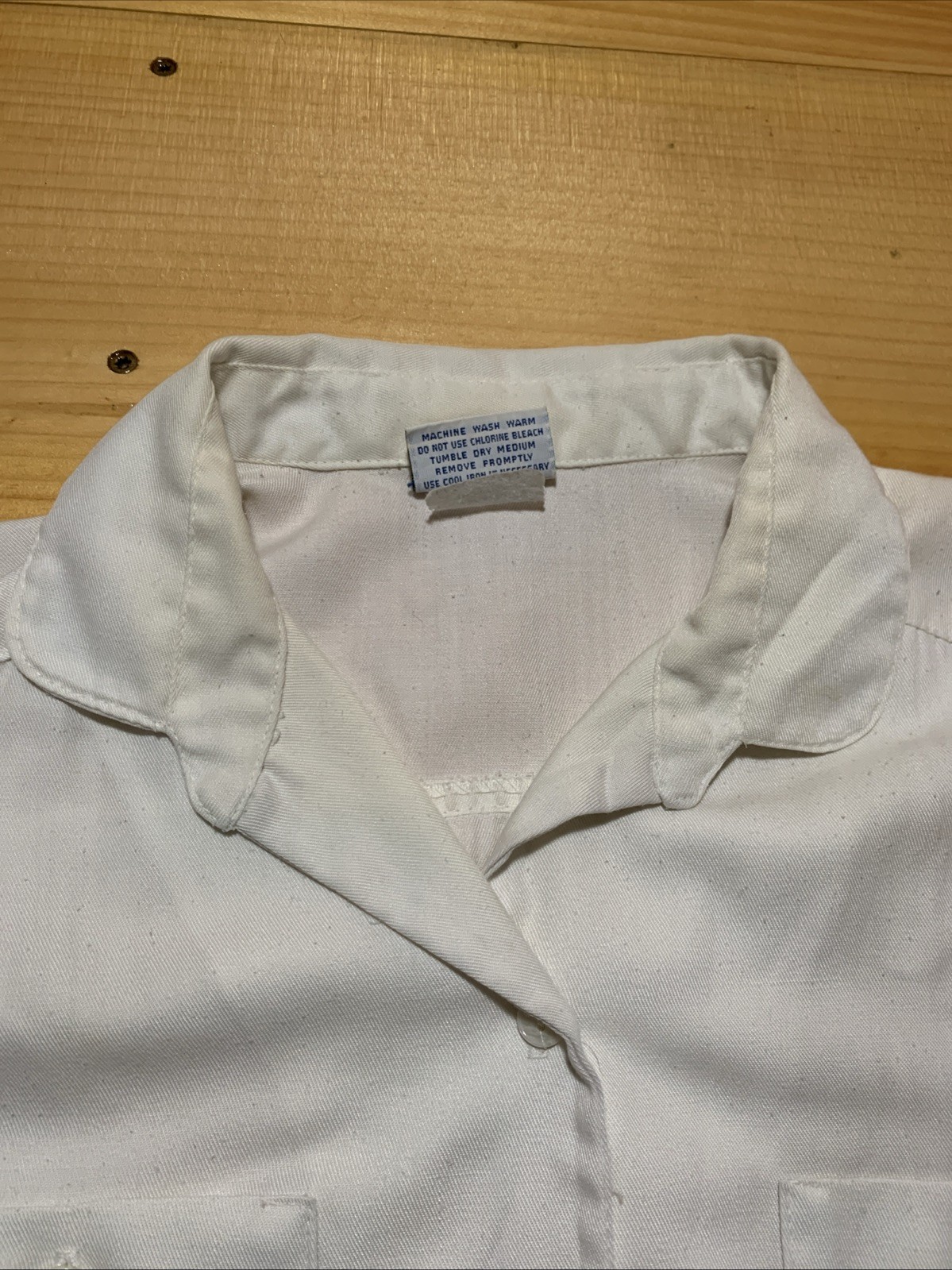 Women’s Vintage 1960s Nurse Shirt waisted White Swan Uniform Dress Halloween