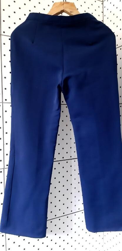 Vintage 60-70s LYCRA With HELANCA and Wool Retro Blue Women Ski Pants Siz 40 NEW