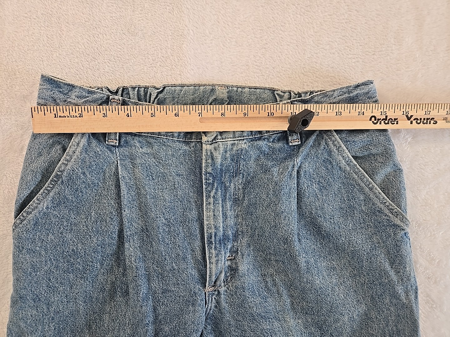 Wrangler Vtg 1997 American Hero Pleated Denim Jeans Womans Sz 30×30 USA Relaxed