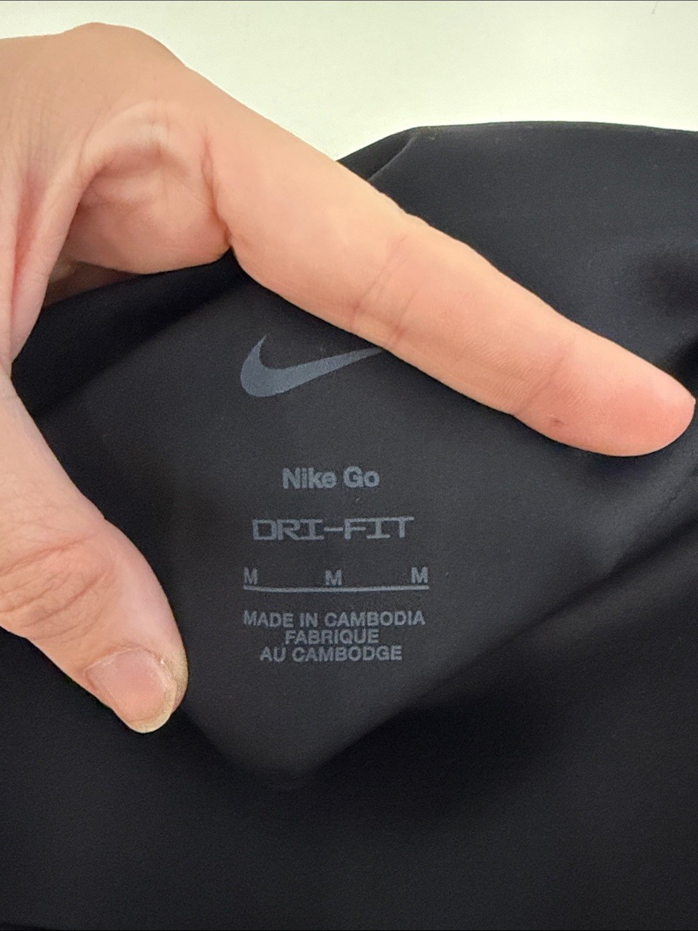 Nike NWT Women’s Go Firm-Support High-Waisted 7/8 Leggings Running Black Medium