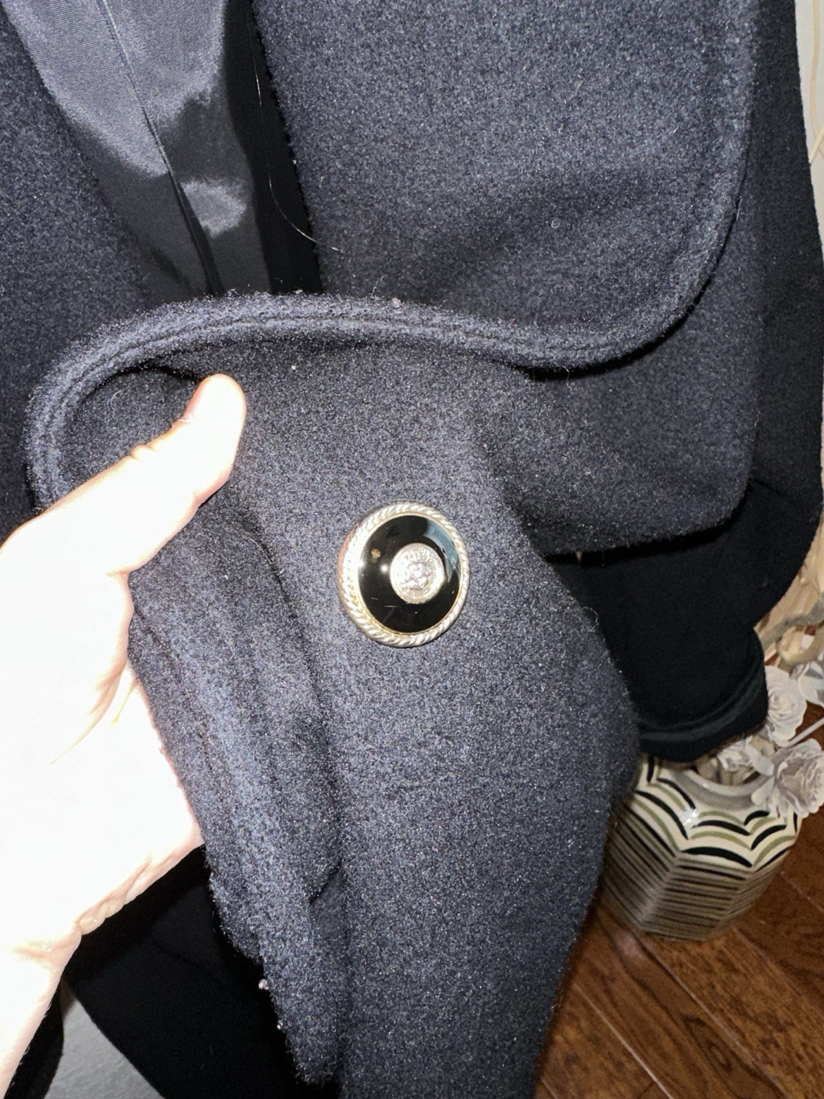Vintage oversized Black Coat