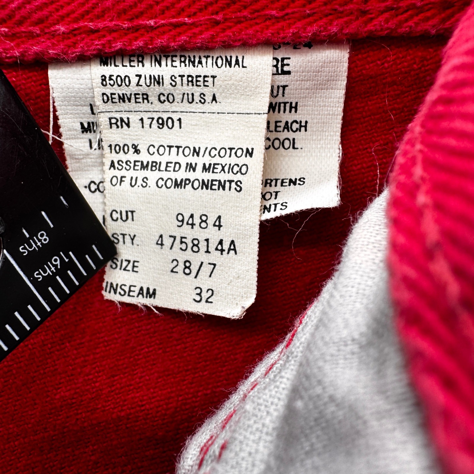Rocky Mountain Clothing Co Jeans Women 28/7 Red High Waisted Western Cotton