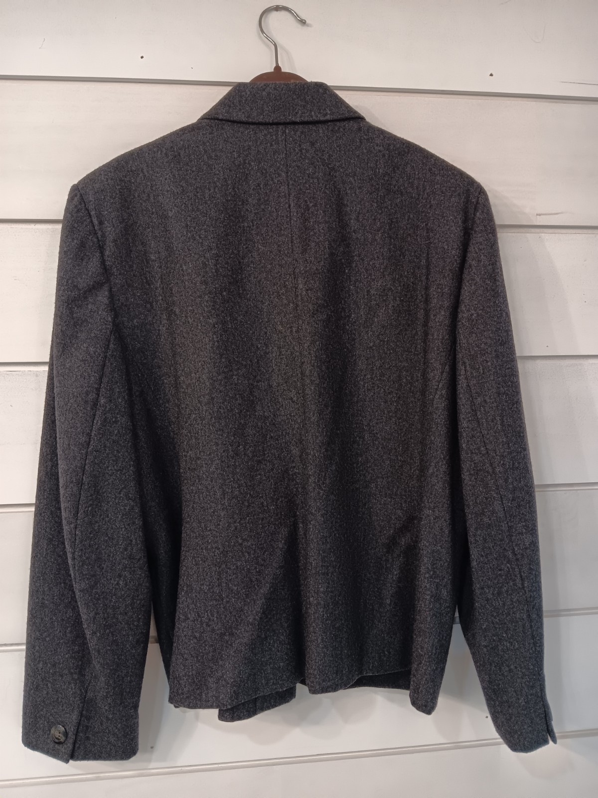 Vintage Miss Pendleton 100% Wool Gray Blazer Jacket Size 16