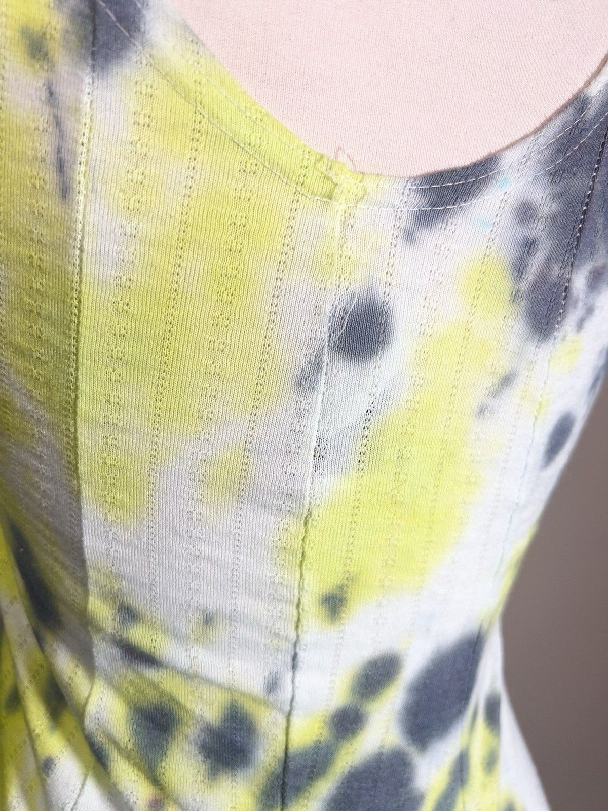 Eileen Dress Size S Vintage 90’s Tie Dye Dopamine Dress Maximalist Mini Dress