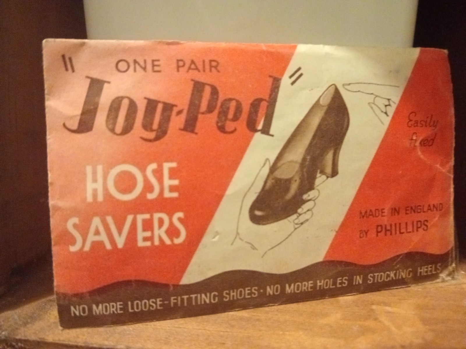 Vintage 1950s Joy-Ped HOSE SAVERS- Original ONE PAIR Package