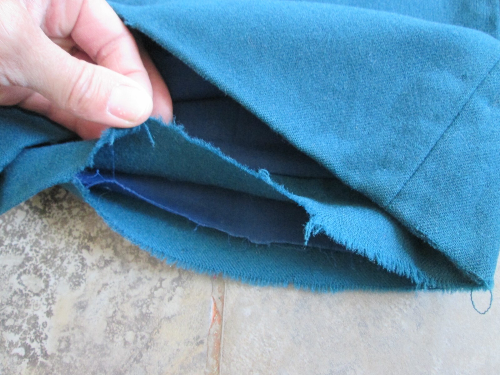 Vintage Young Pendleton Wool Pants 15-16 32×28 High Rise Virgin Wool Teal Blue