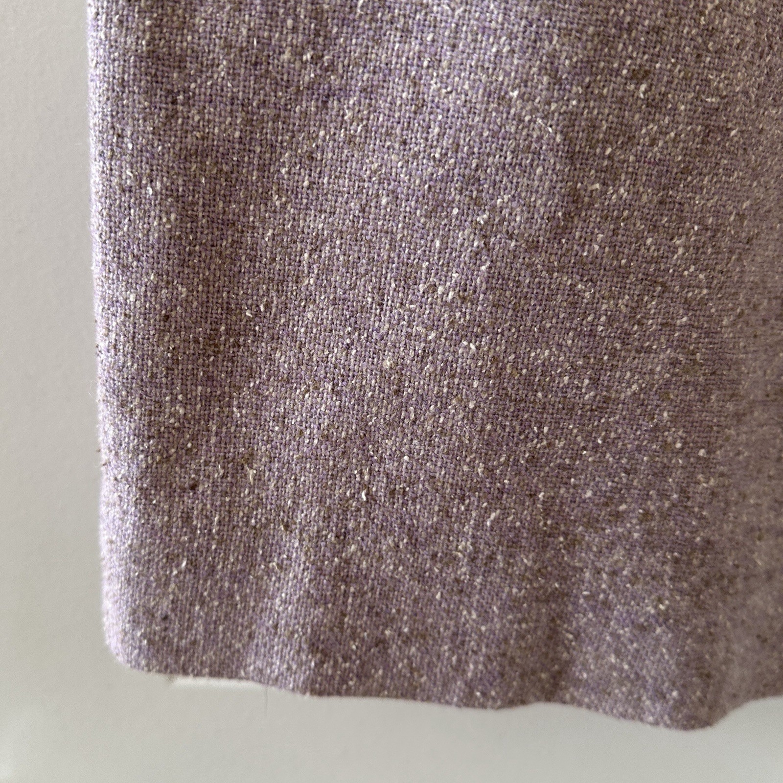 Vintage Ann Taylor Purple Wool Silk Blend Tweed Skirt Velvet Bow Women’s Size 14