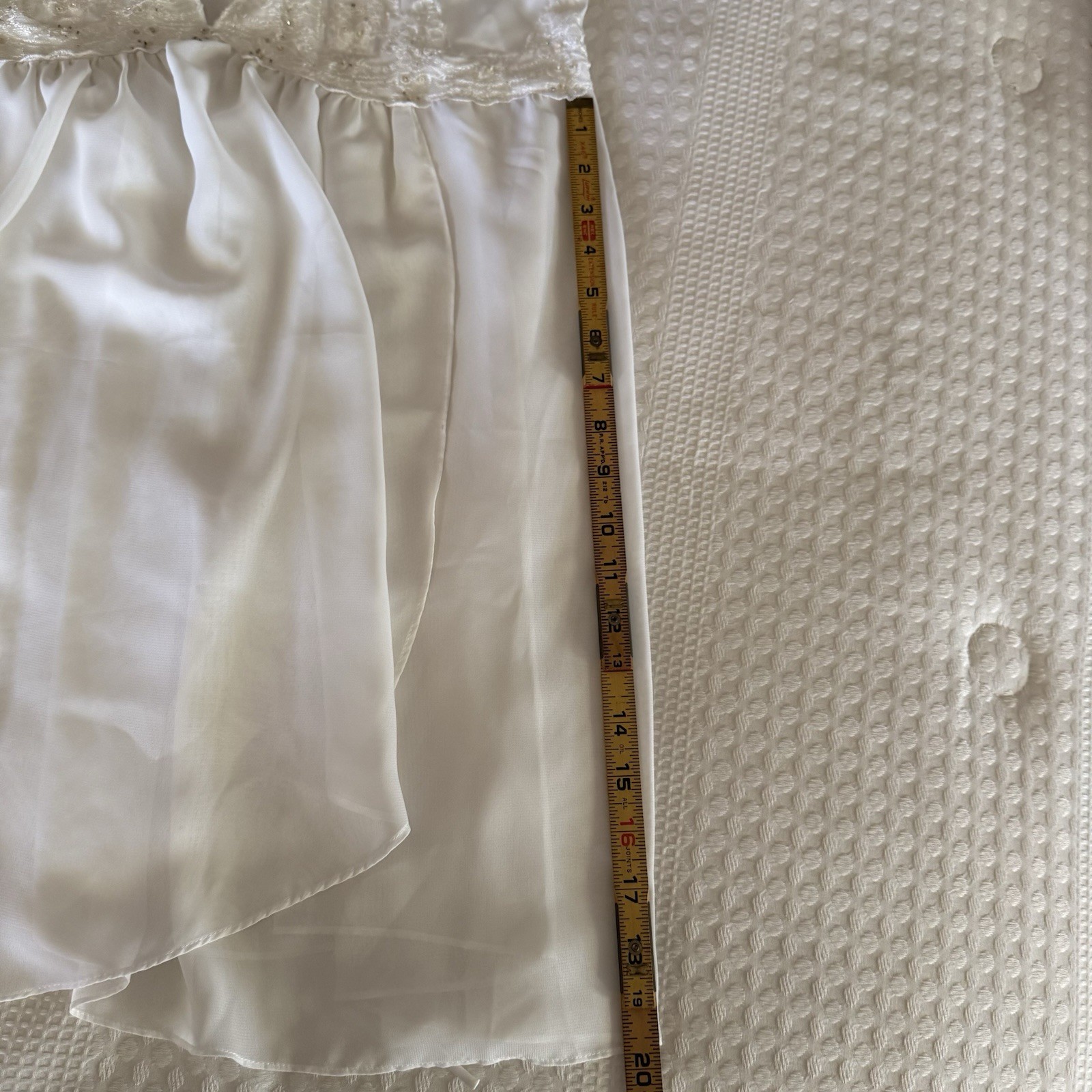 Cato white nightgown vintage Size Large