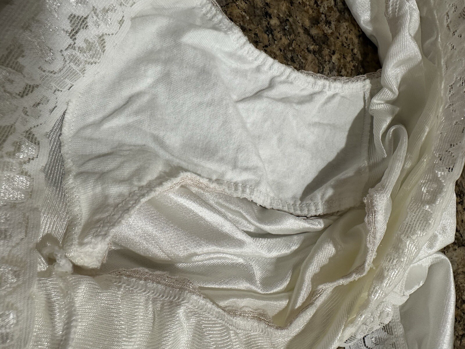 90’s Vintage Hanes Her Way Granny Panty Brief Lace Top Lot Of 2
