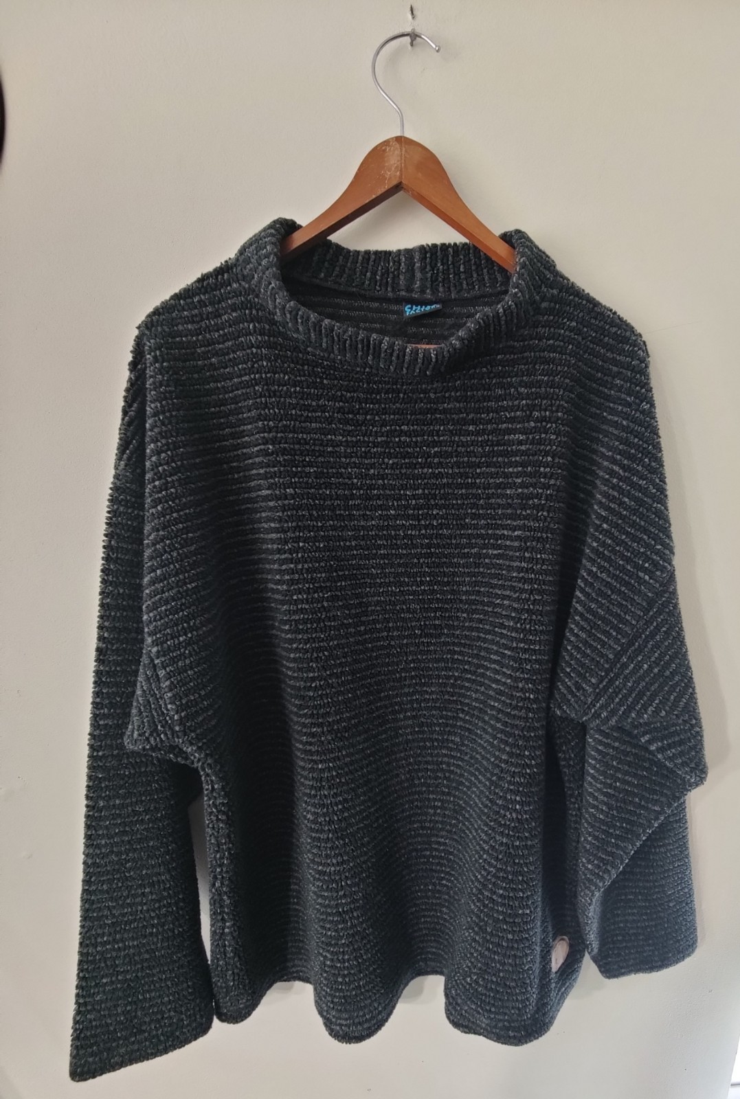 Vintage 90s Chill Factor Thick Textured Boho Style Sweater Women’s 2XL Measured