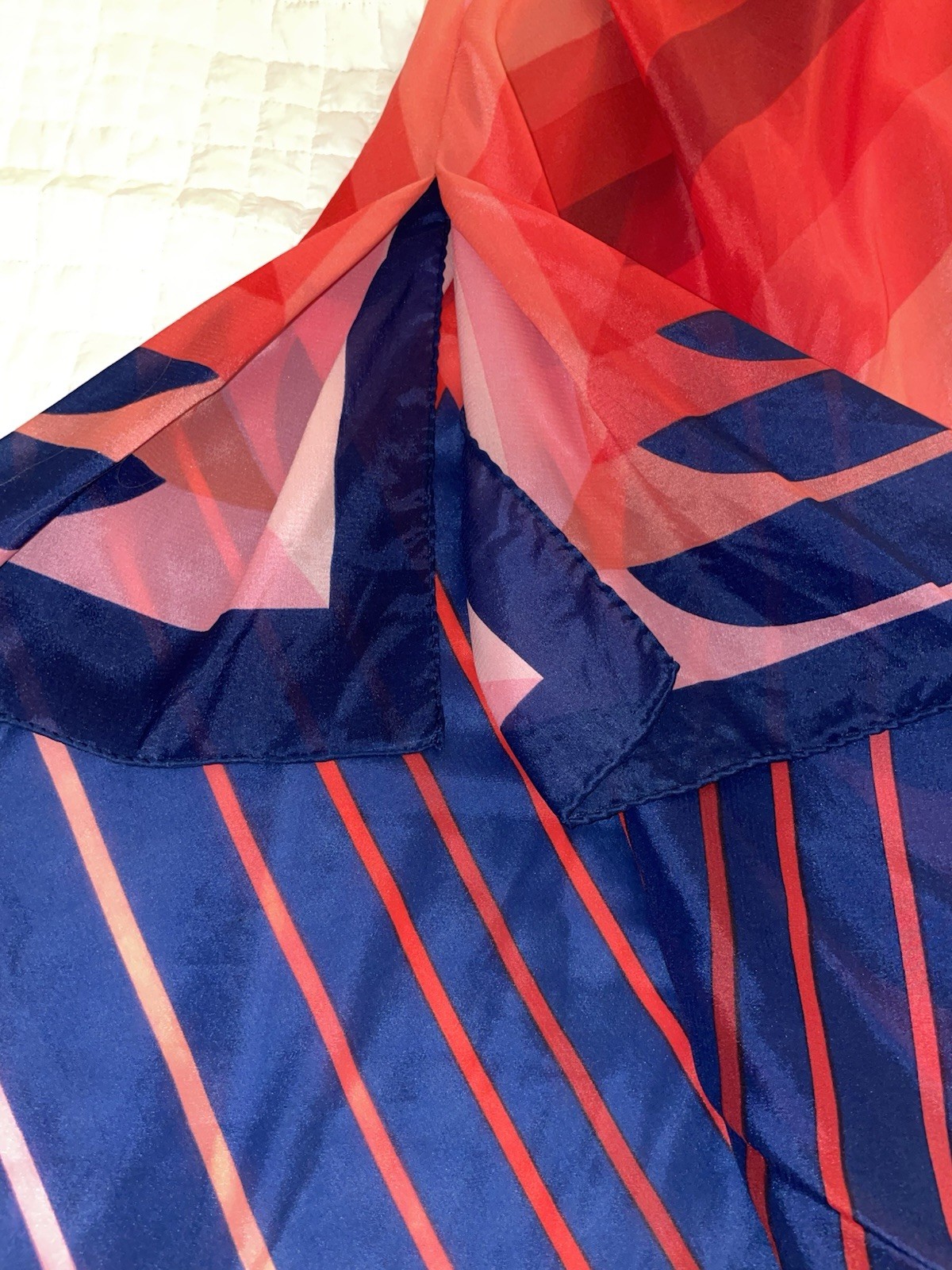 Vintage Cole of California Swim Coverup – Abstract Art – Scarf by Marc Vigneron