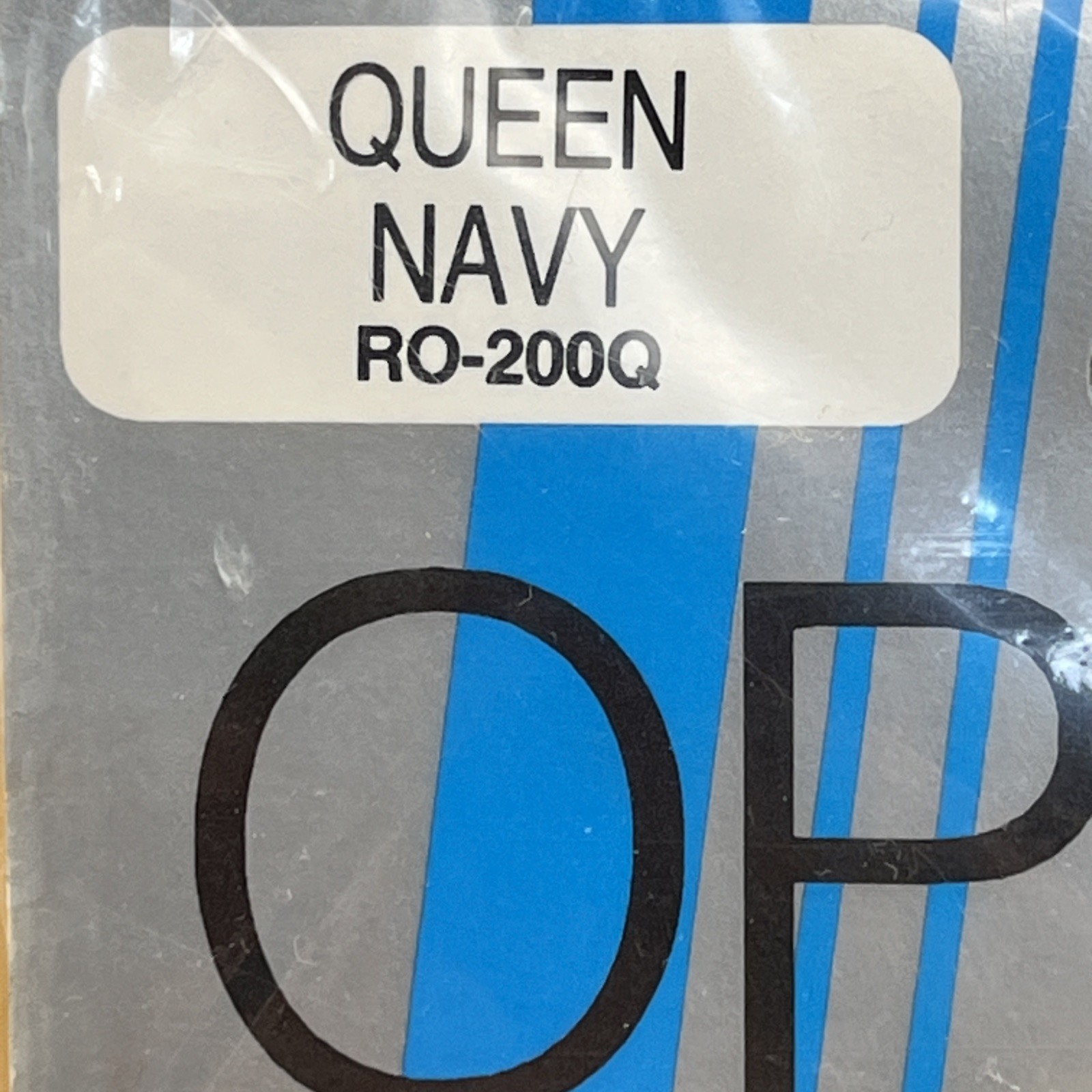 NOS Vtg Kmart Pantyhose Sz Q Navy Blue Seemless Stretch First Quality