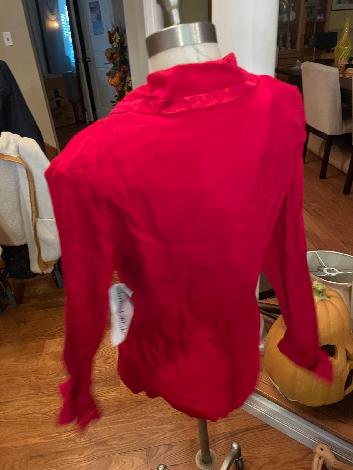Vintage Michael Blake 2 Piece Suit sz 10 Red pant suit 80s 90s Shoulder Pads