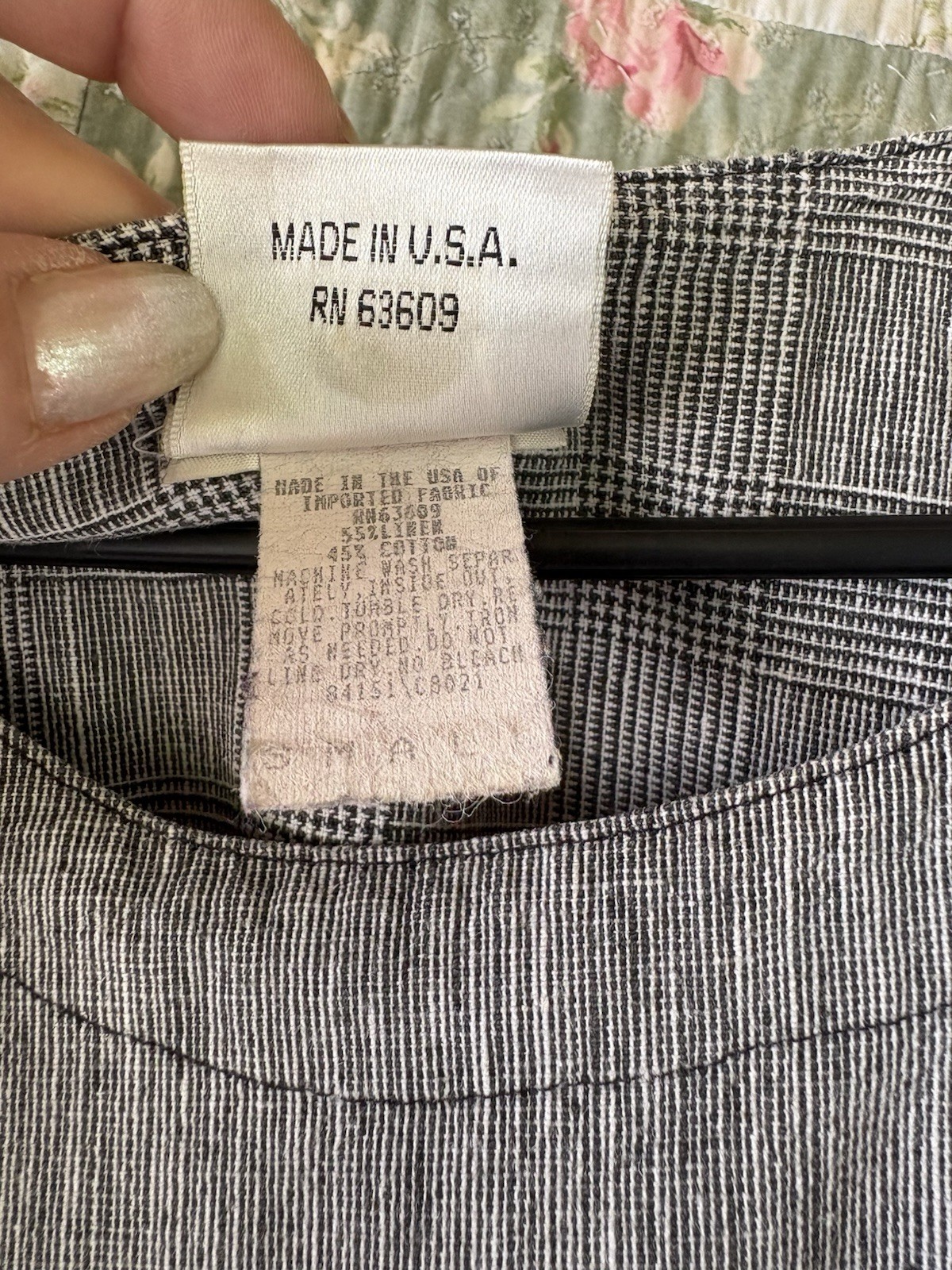 VTG Mishi Maxi Dress Linen/Cotton Blend Size S Front Pockets Long Sleeve
