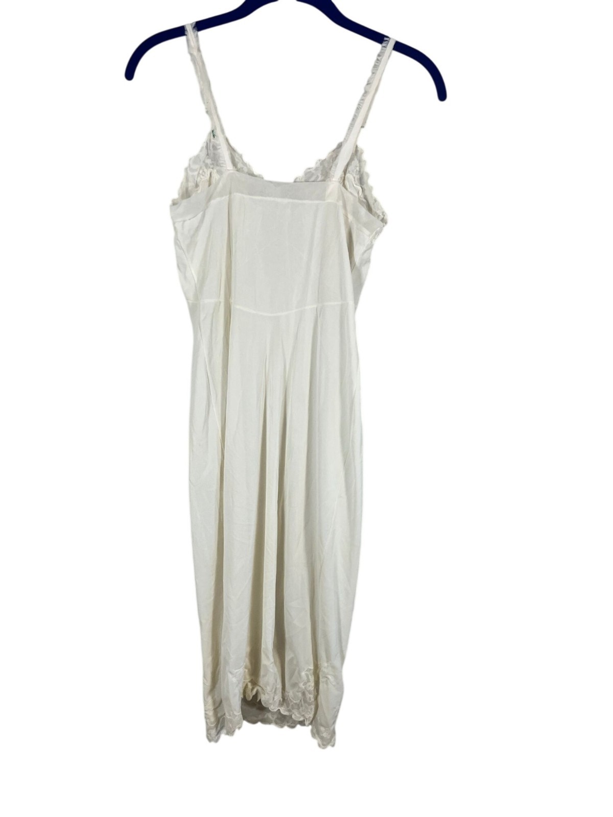Vintage Floral Lace Lingerie Cream S Feminine Sexy Mod Pin Up Retro Slip 60s