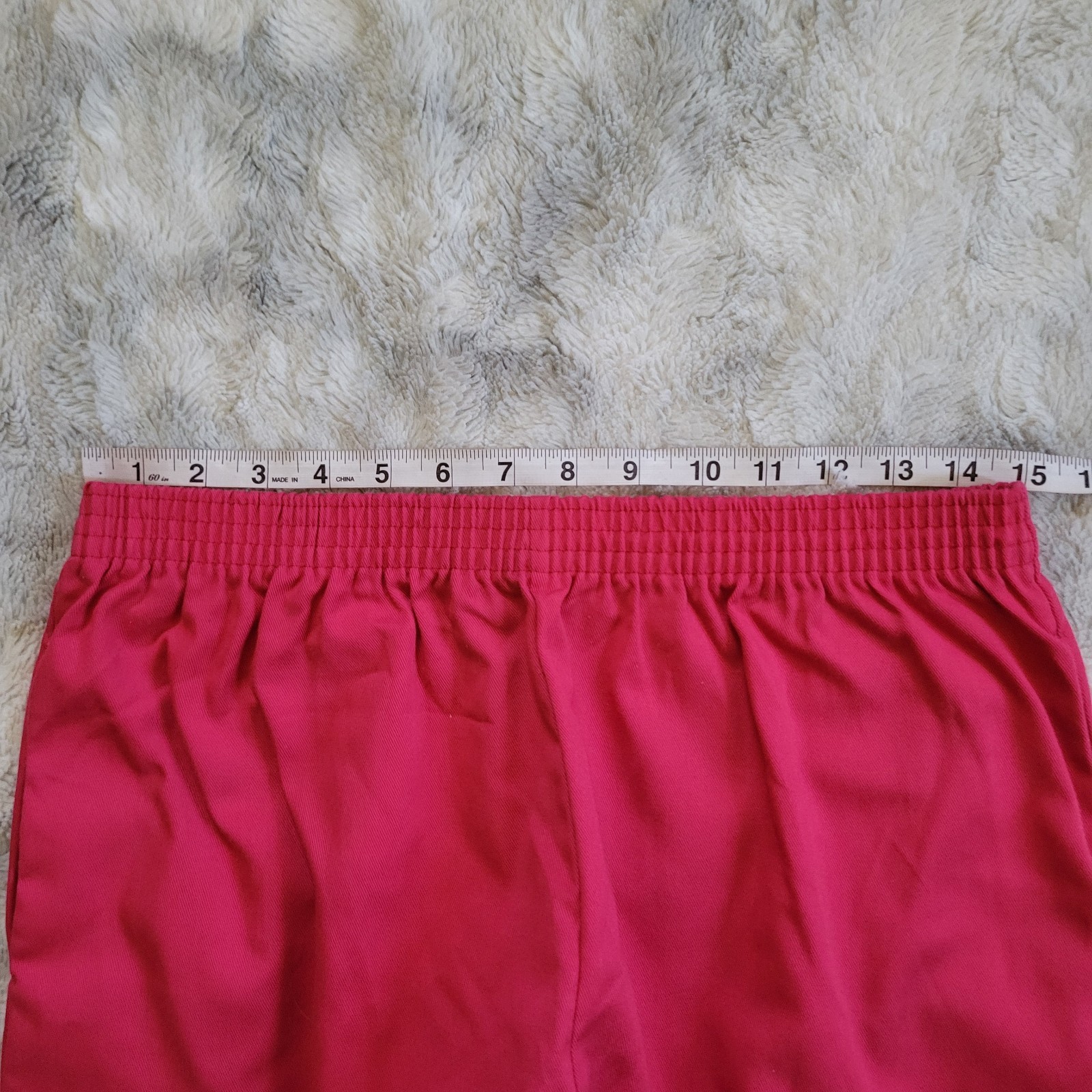 VTG 80s Hampton East Pink Athletic Shorts Size 18 WAIST 29.75 IN. Made In USA