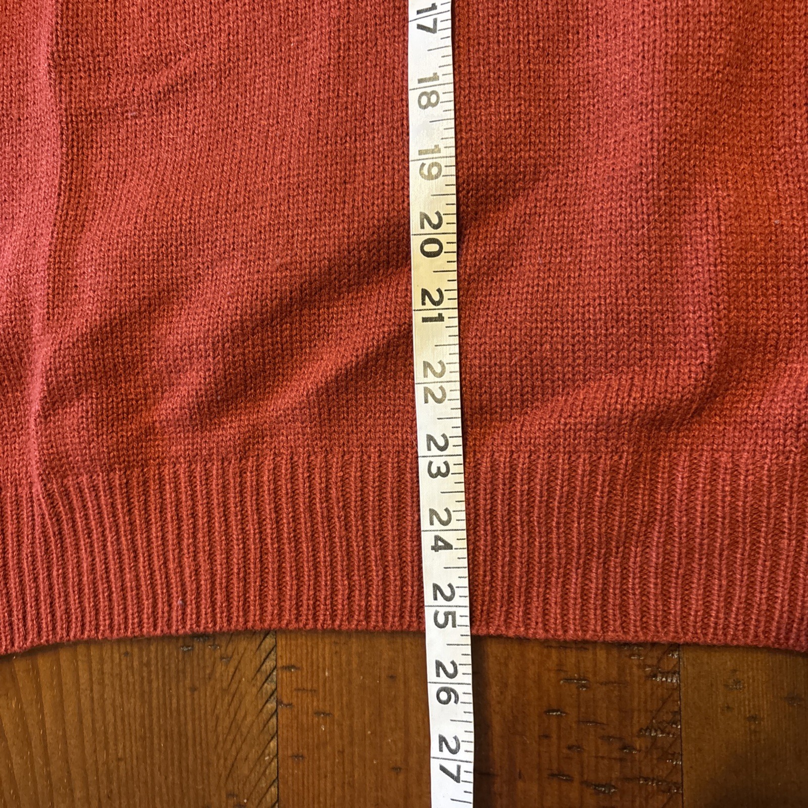 Vintage Haband Burnt Orange Sweater Size XL
