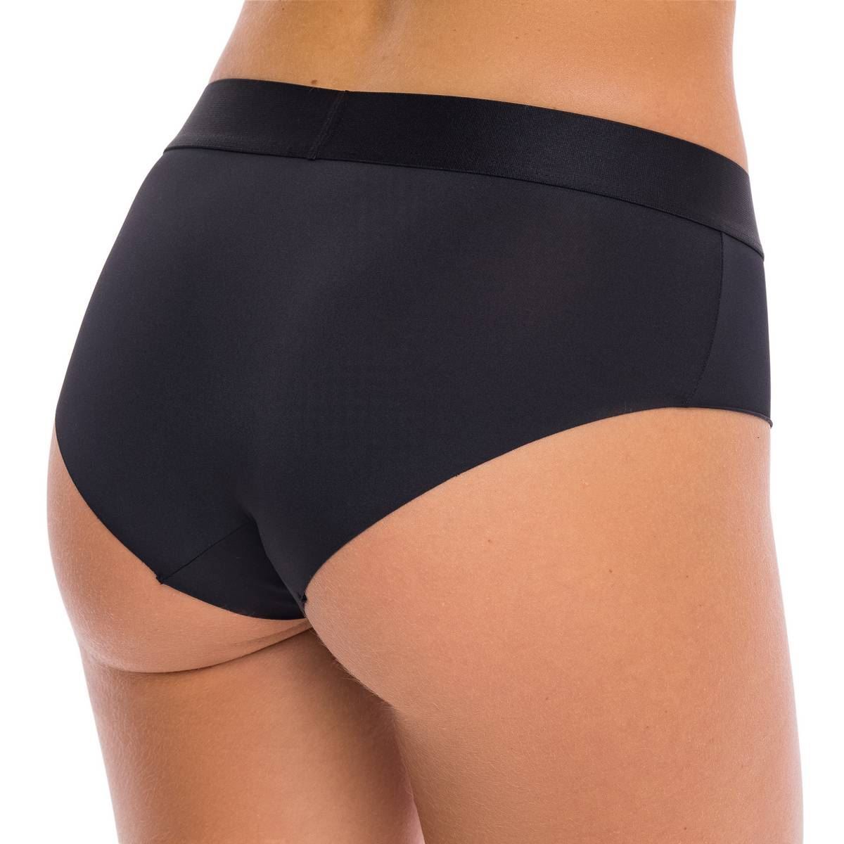 Comfyballs Womens Performance Hipster – Ghost Black