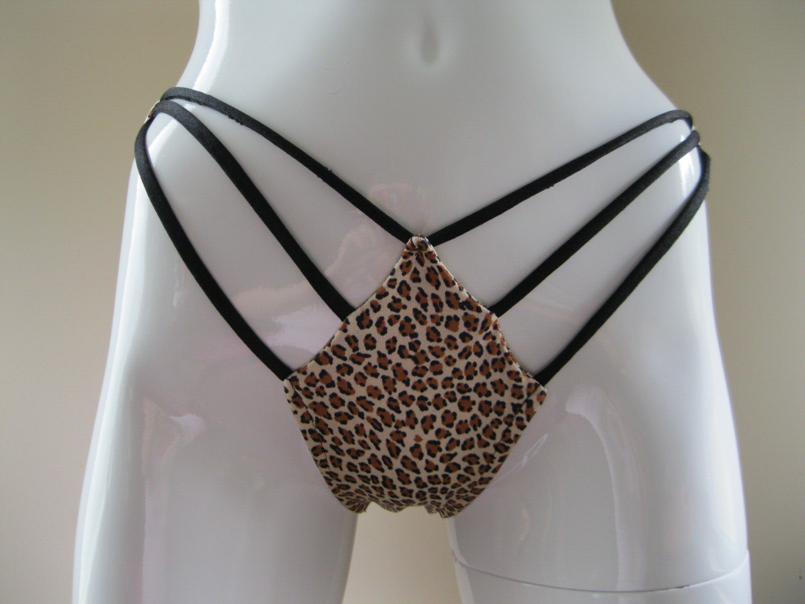 Vintage 1984 Hot & Sexy Animal Print Bikini Bottoms/Panties Size Med. Rare MEOW!