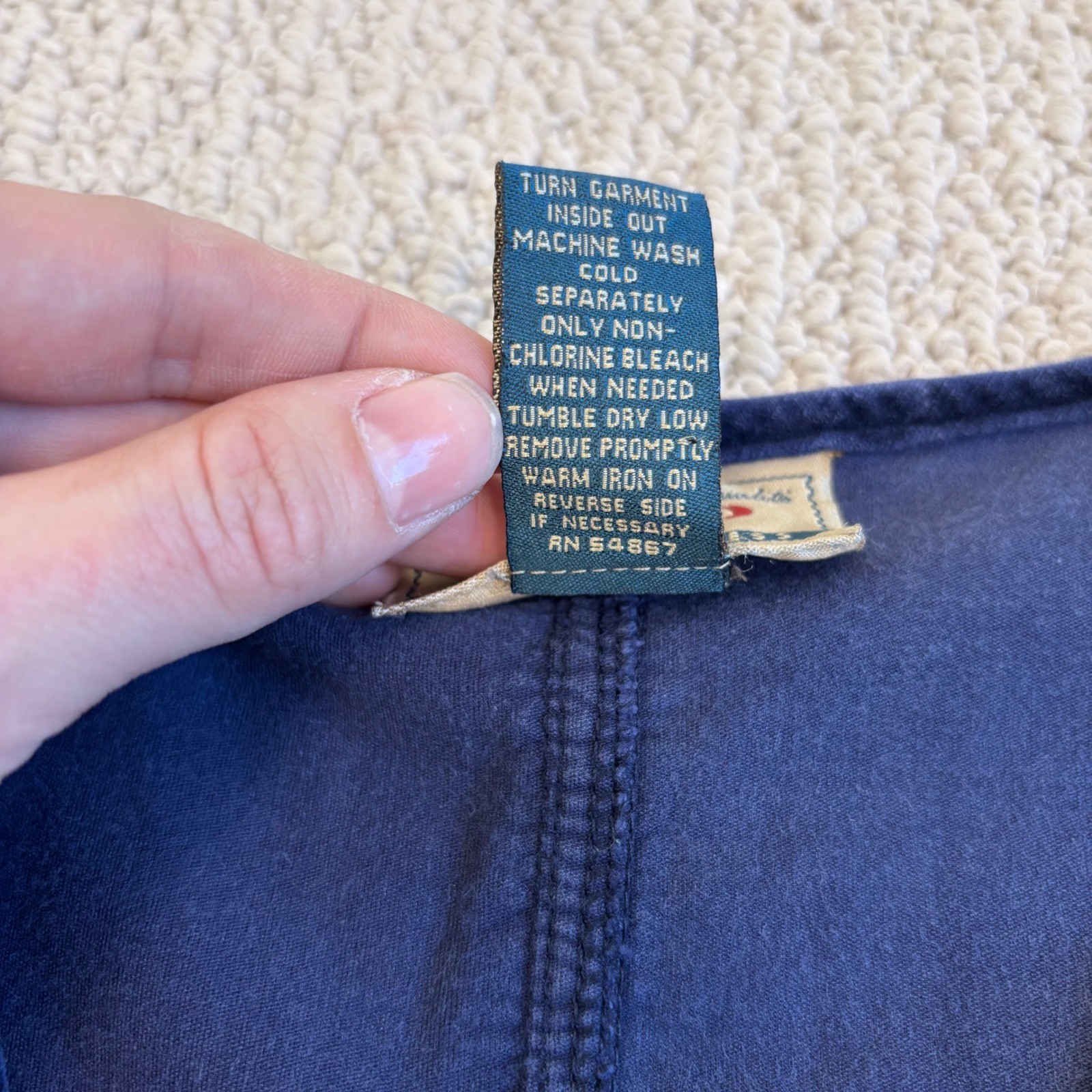 VNTG 90s EXP Jeans by Express Corduroy Zip Front Jumper Dress Sz 11 / Large Blue