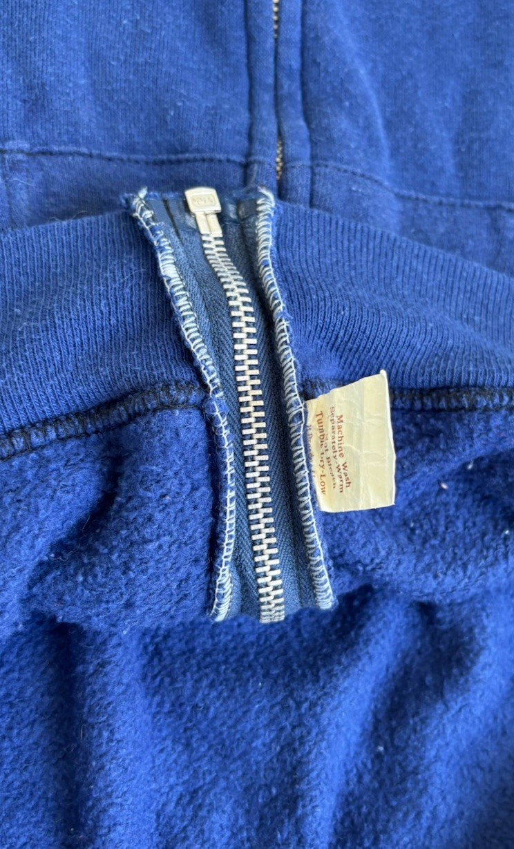 1960s/70s ST LUKE’S Nursing School HOODIE,full Zip.distressed.med/large/unisex.