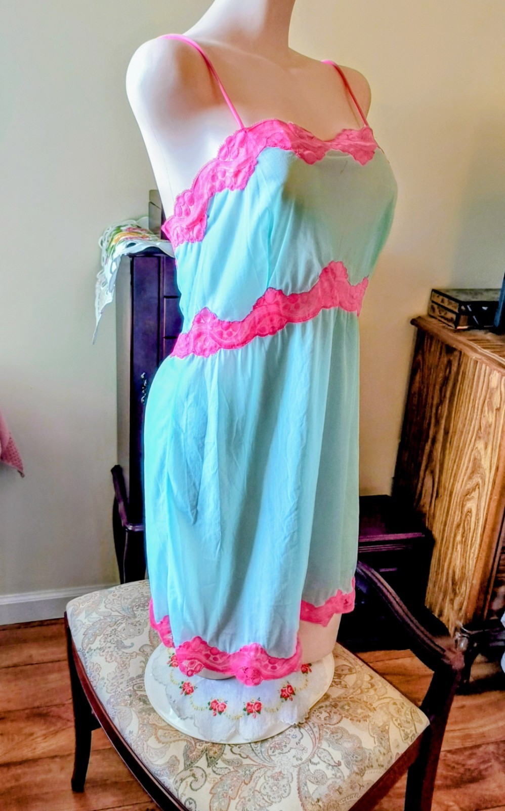 Vintage EMILIO PUCCI FORMFIT ROGERS SLIP NIGHTIE Babydoll