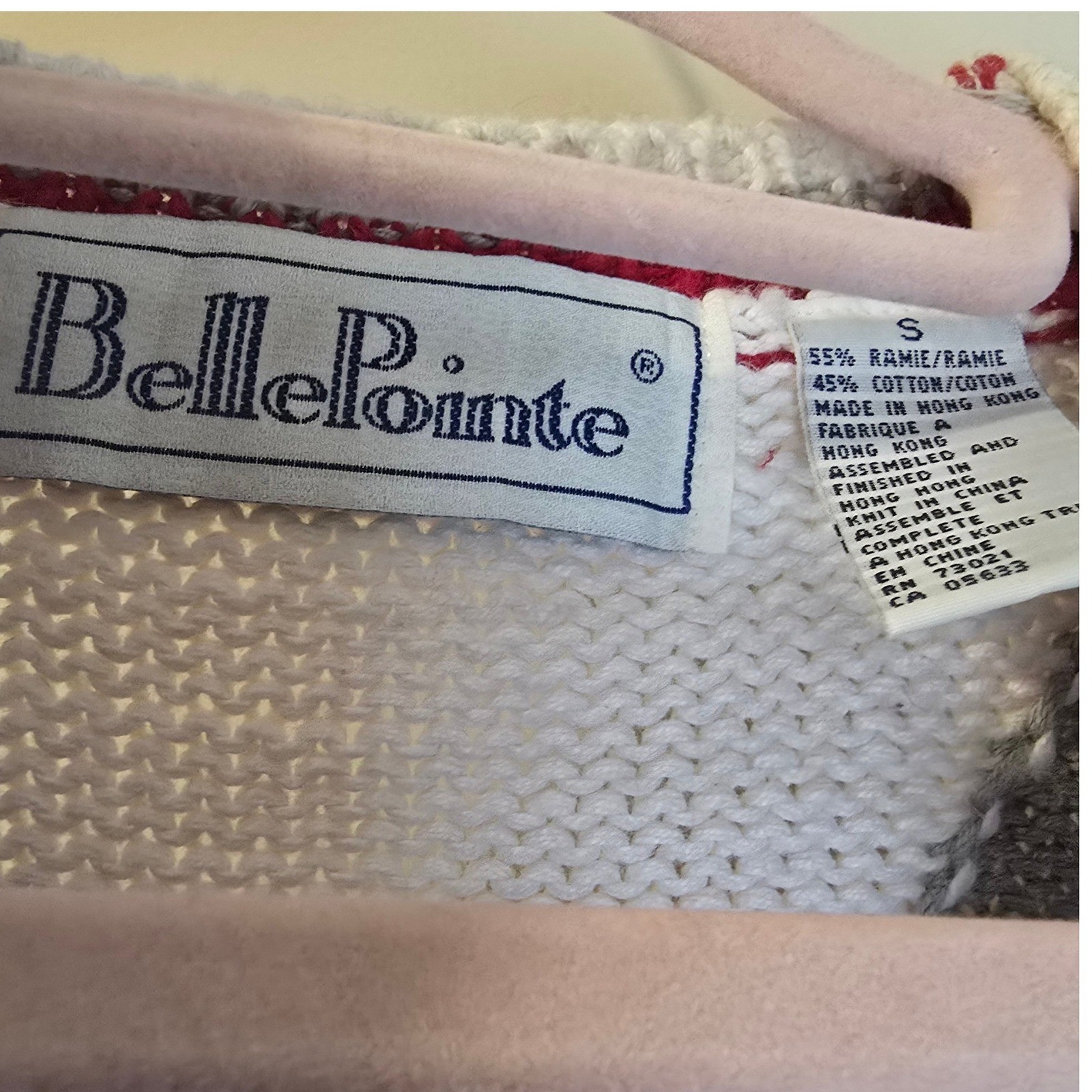 Vintage BellePointe Ohio State Buckeyes Sweater Vest Red Gray White Small NCAA