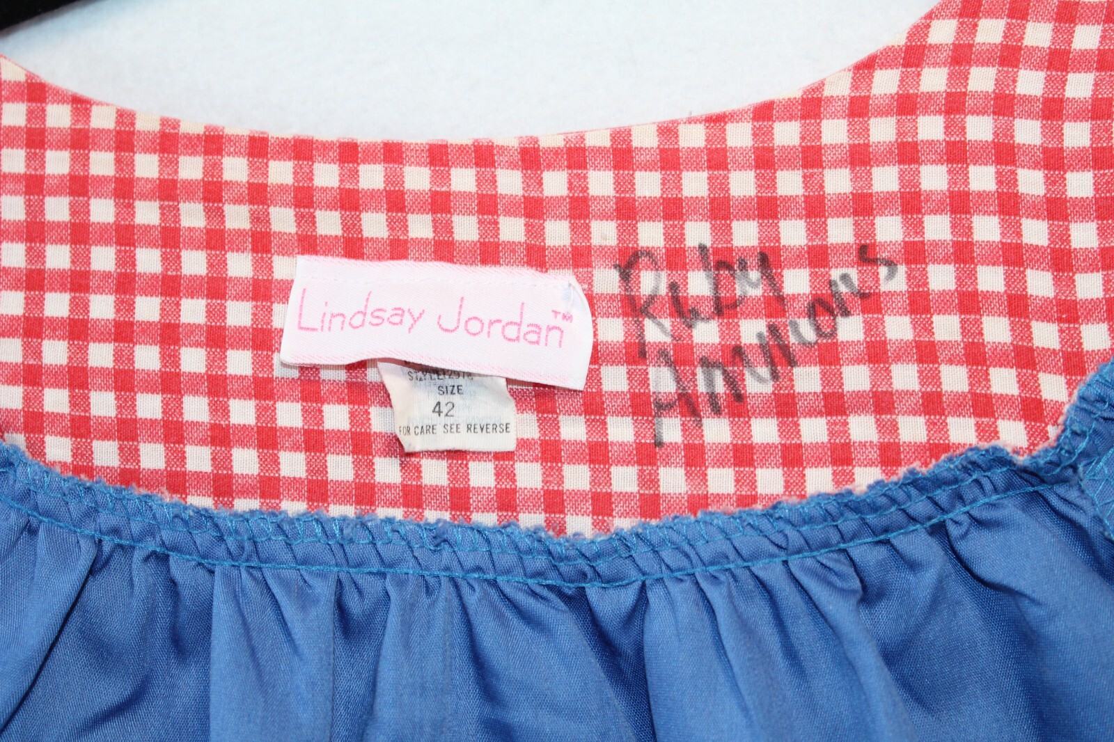 Lindsay Jordan House Dress Snaps Short Sleeves Granny Core 42