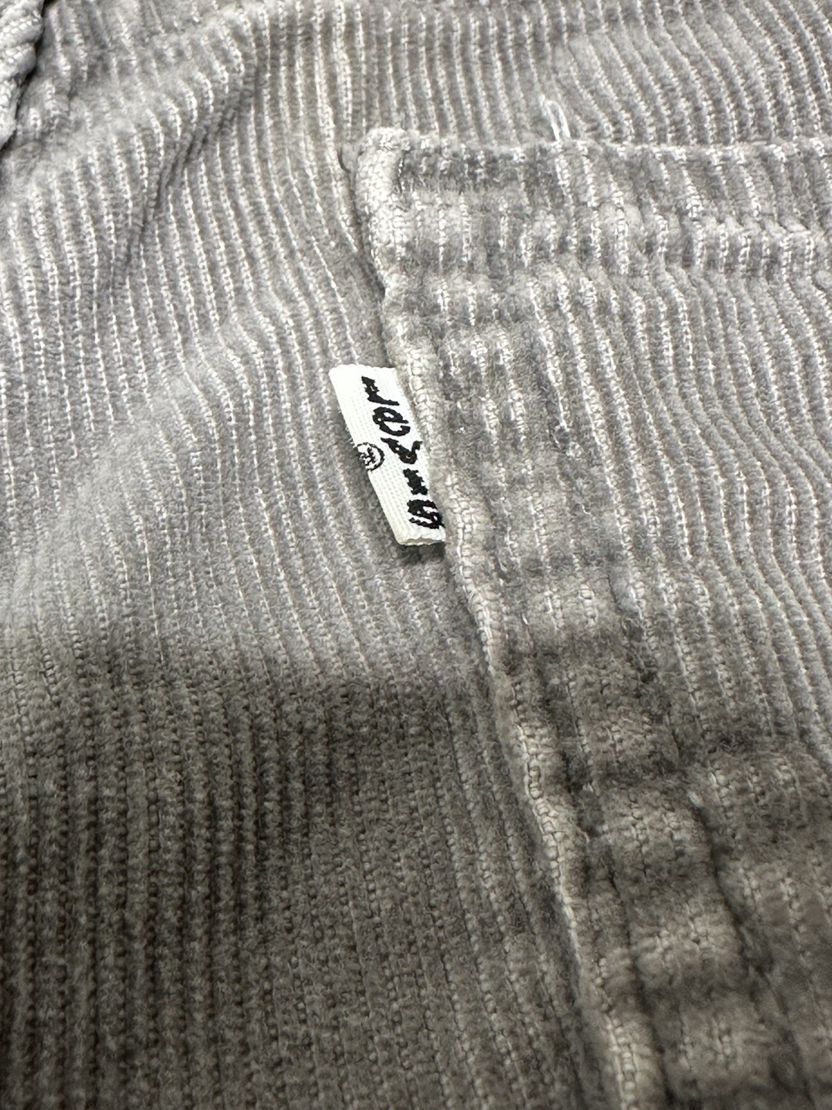 Levi’s 519 Corduroy Bell Bottoms Grey 30×32 70’s San Francisco Counter Culture