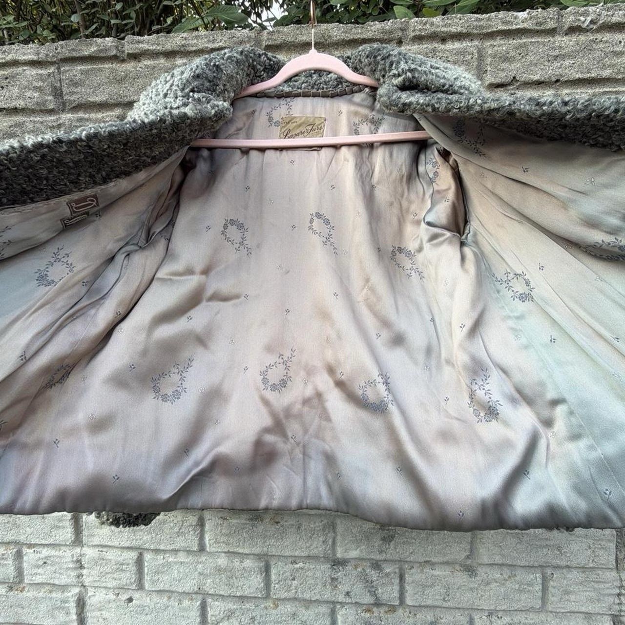 True vintage Lazare’s Furs Grey Persian Lamb Jacket (Era 50’s-60’s)